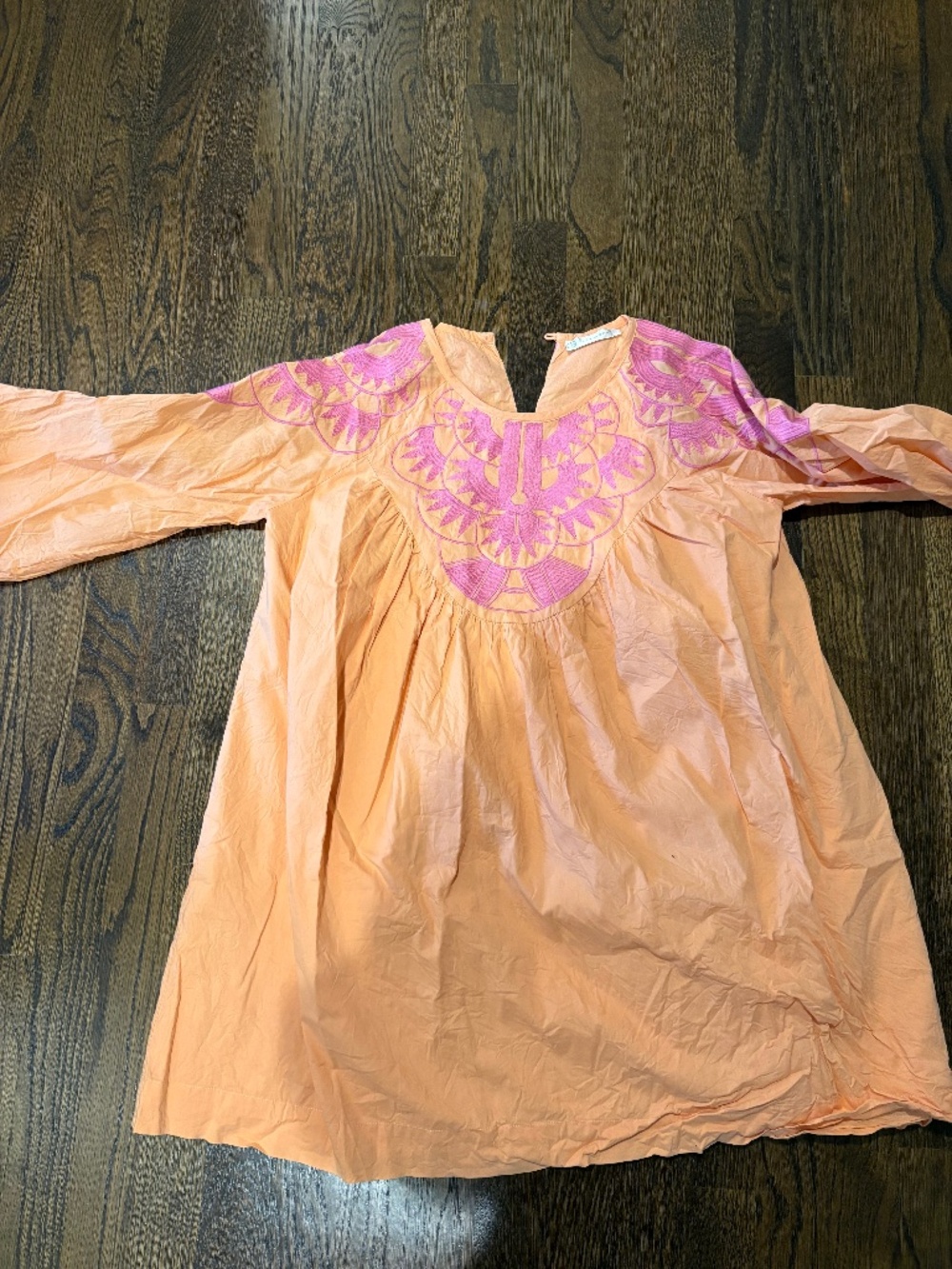 Vita Grace Orange and Pink Dress
